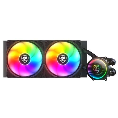 COUGAR POSEIDON ELITE ARGB 240MM LIQUID COOLER SİYAH SIVI SOĞUTMA İŞLEMCİ 