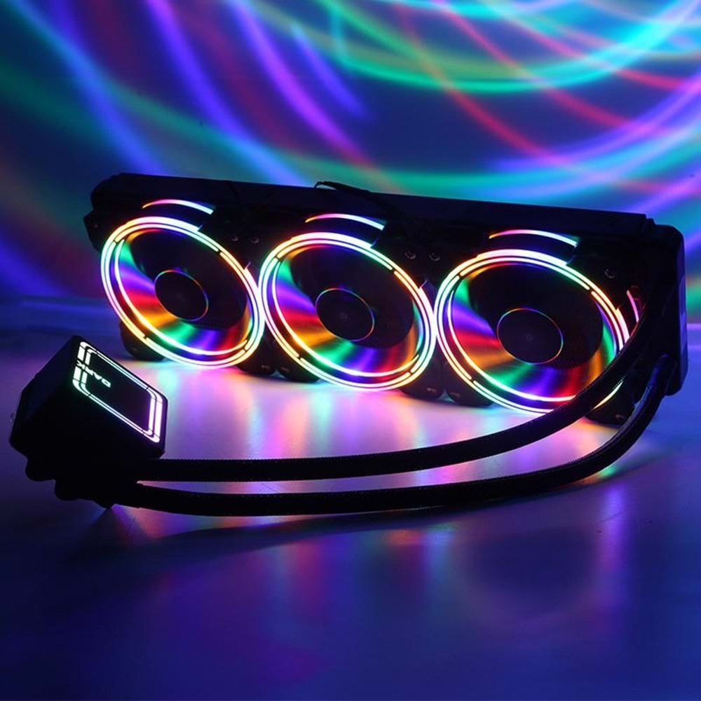 DARK DKCCW360 AQUAFORCE W360 360MM FİXED RGB LEDLİ SIVI SOĞUTMA 