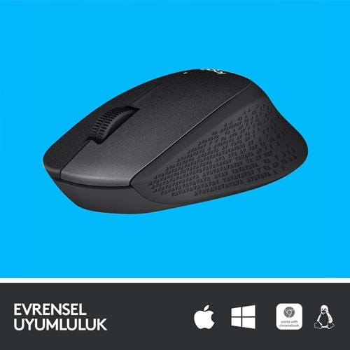 LOGITECH M330 SİYAH KABLOSUZ SESSIZ MOUSE