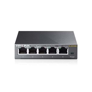 TP-LINK TL-SG105E 5 PORT GIGABIT EASY SMART YÖNETİLEBİLİR METAL KASA SWITCH 