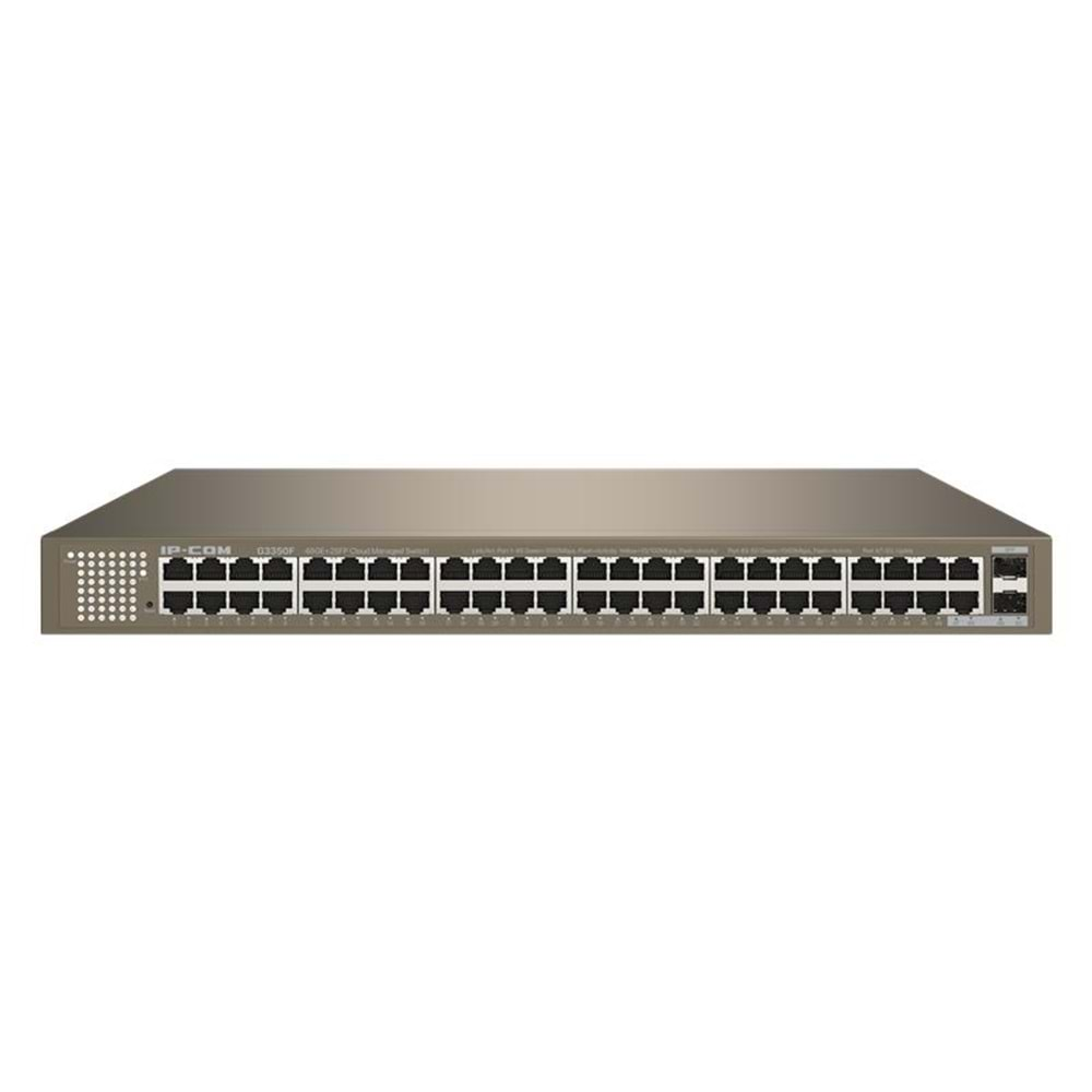 IP-COM G3350F 48 PORT GIGABIT + 2X1GB SFP UPLINK L2 CLOUD YÖNETİLEBİLİR RACKMOUNT SWITCH 