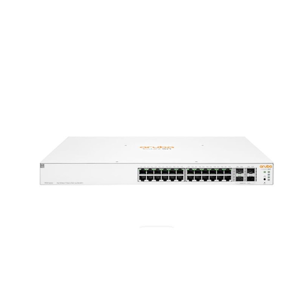 HPE ARUBA ION JL684B 1930 24 PORT GIGABIT+4X10GB SFP YÖNETİLEBİLİR L2+ RACKMOUNT 370W POE SWITCH 