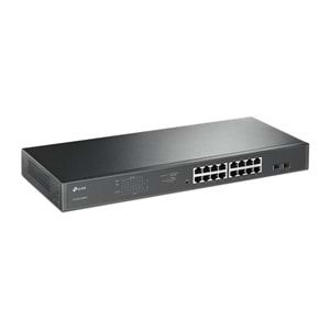 TP-LINK TL-SG1218MPE 16 PORT GIGABIT + 2XGIGABIT SFP UPLINK YÖNETİLEBİLİR 192W POE RACKMOUNT SWITCH 