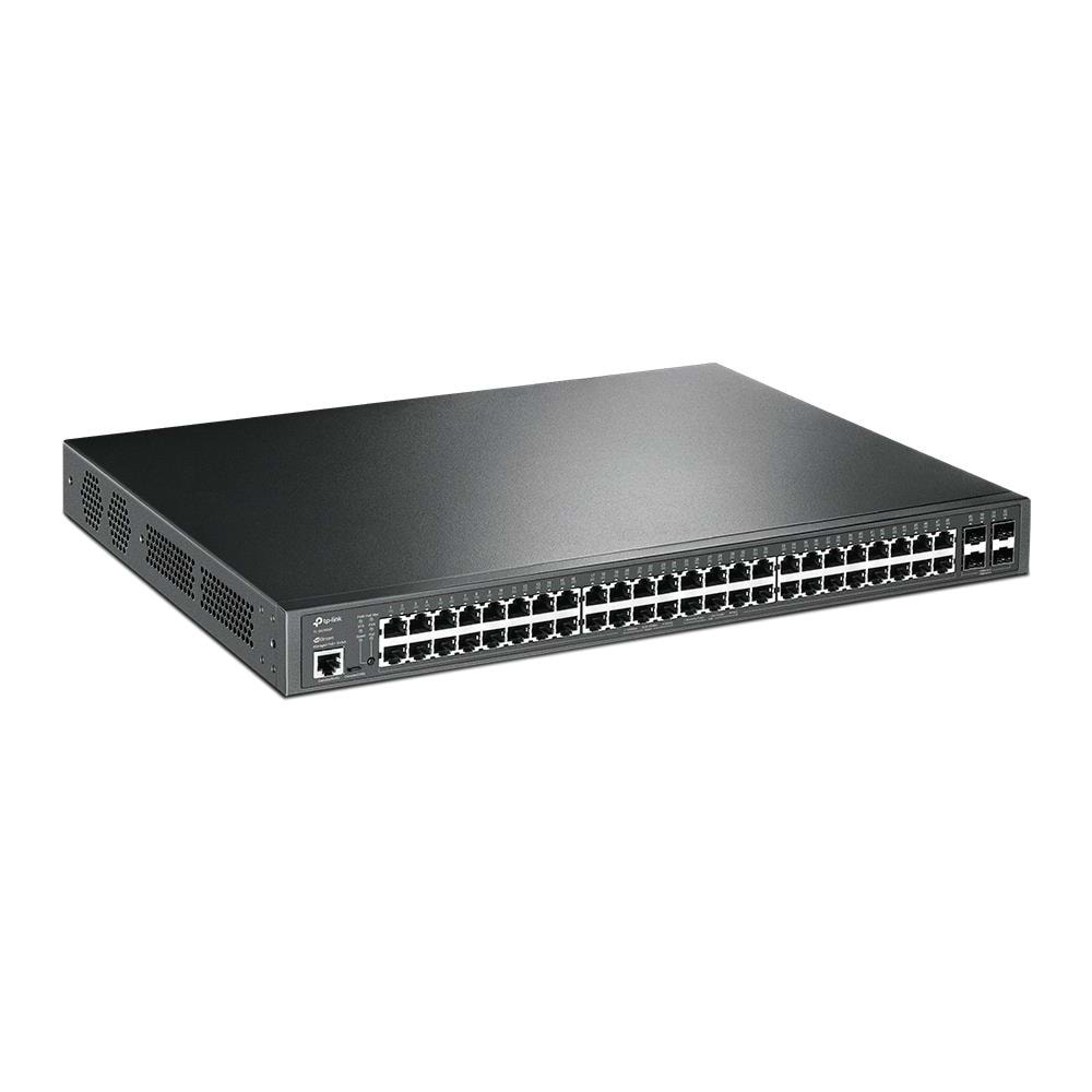 TP-LINK OMADA TL-SG3452P 48 PORT GIGABIT L2+ 4 PORT 1GB SFP UPLINK 384W POE YÖNETİLEBİLİR RACKMOUNT SWITCH 