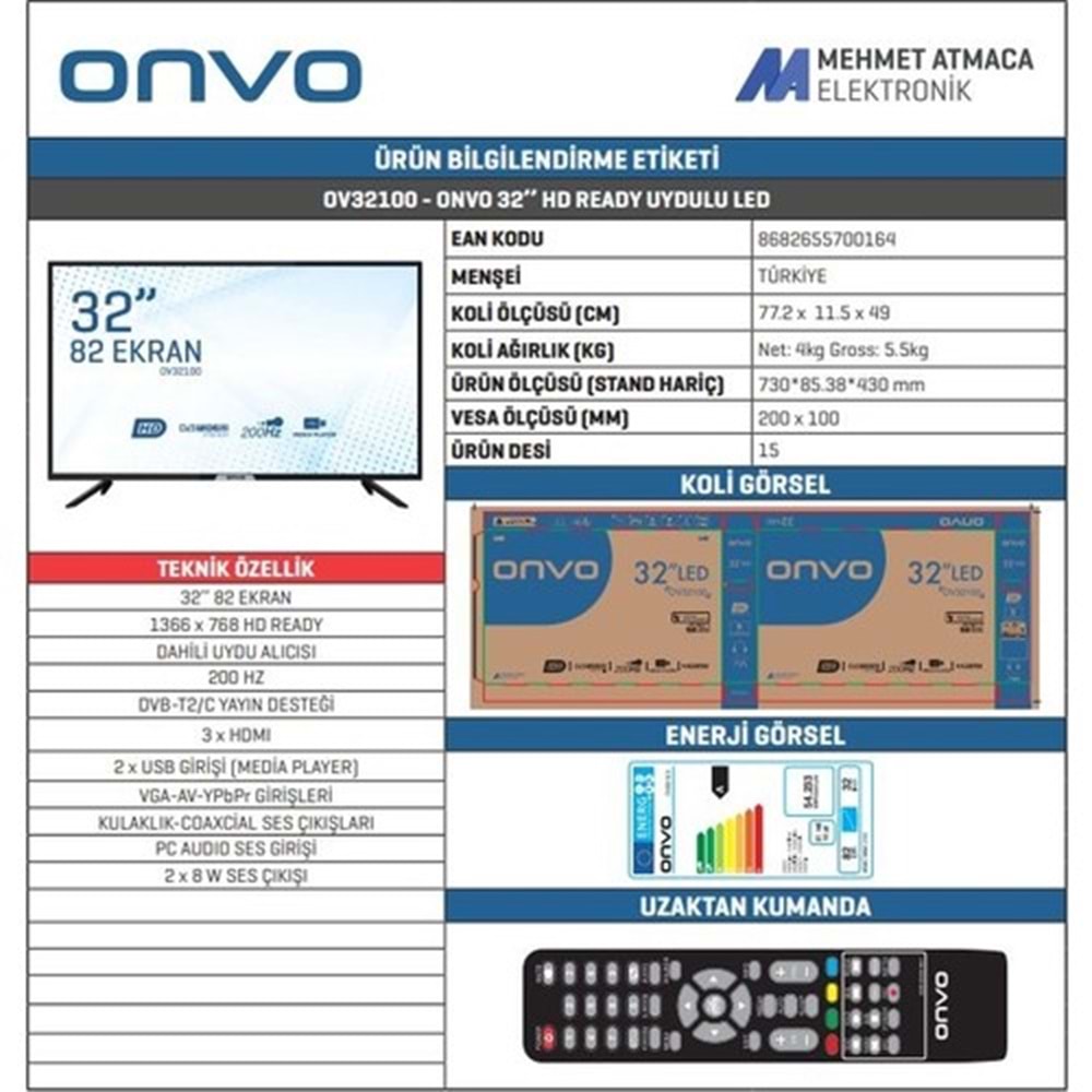 Onvo OV32100 32